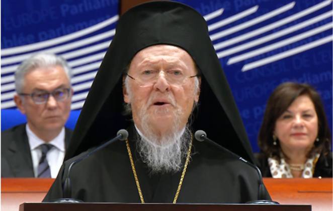 كلمة البطريرك المسكوني في الجمعية البرلمانية لمجلس اوروبا