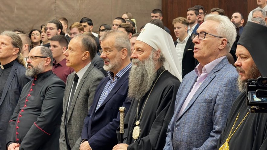 Патријарх Порфирије на Светосавској академији на Православном богословском факултету у Београду