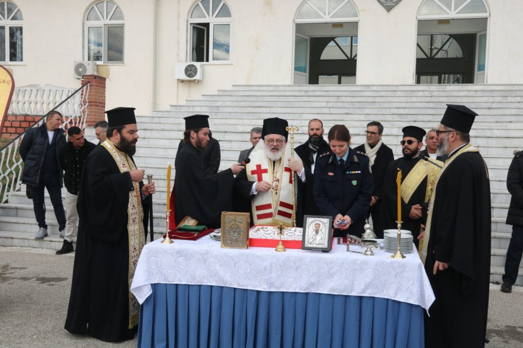 Επίσκεψη Μητροπολίτη Διδυμοτείχου στη Σχολή Δοκίμων Αστυφυλάκων