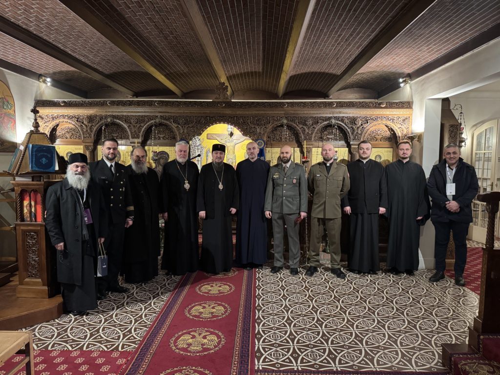 Visit of Chief Orthodox Military Chaplains to the Metropolitan of Belgium