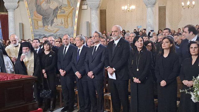 Rama, Berisha, Mitsotakis bëhen bashkë në nder të Kryepiskopit Anastas