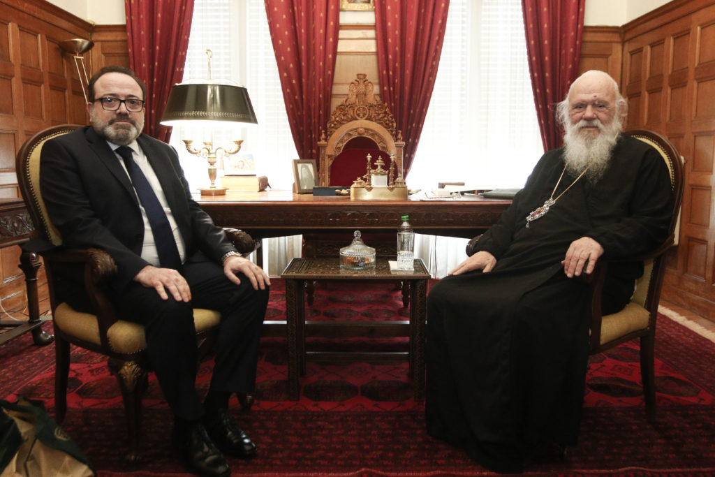 Αρχιεπίσκοπος: Η χριστιανική κοιτίδα στη Συρία πρέπει να προστατευτεί –  Συναντήσεις με Κώτσηρα, Μπακογιάννη και τη Δασκάλα του Ριζοκάρπασου