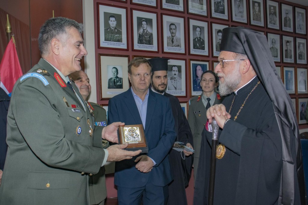 Παράδοση – Παραλαβή στην 95η Ανώτατη Διοίκηση Ταγμάτων Εθνοφυλακής στη Ρόδο