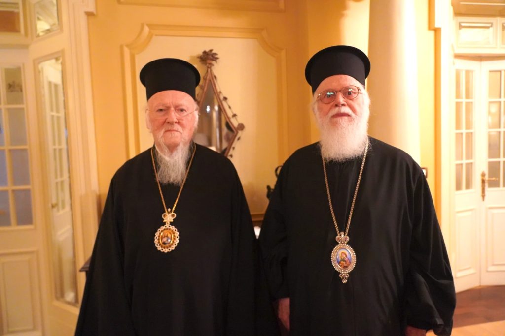 Heartfelt wishes of the Ecumenical Patriarch to Archbishop of Albania