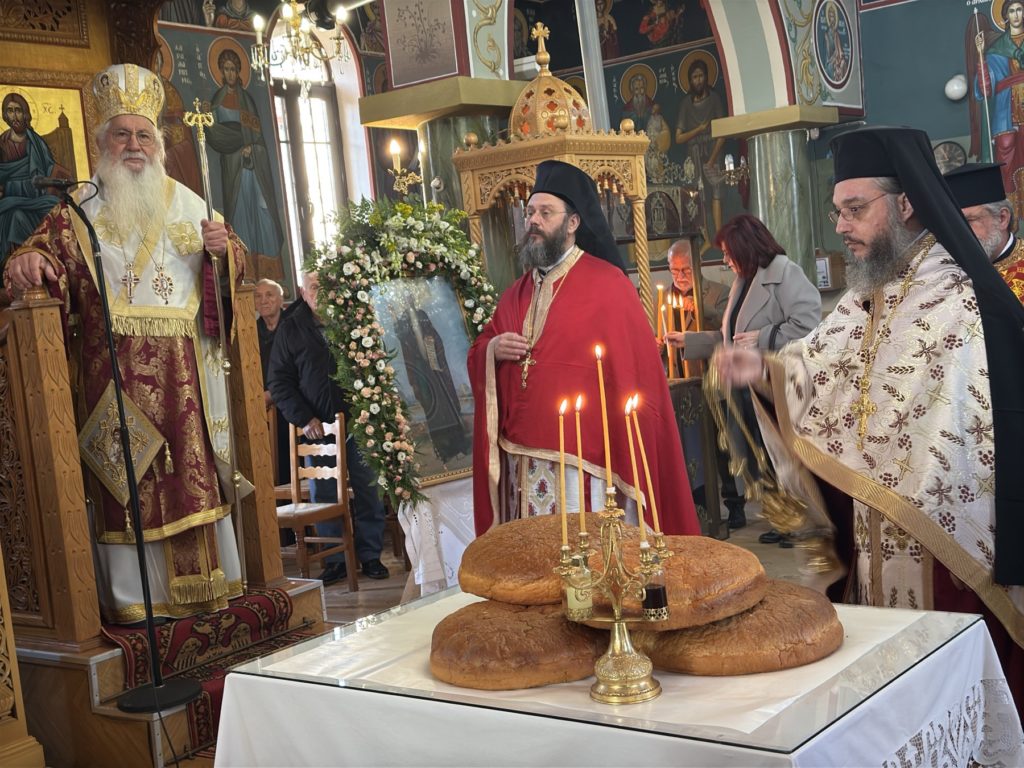 Ο Μητροπολίτης Θηβών στην Αγία Παρασκευή Λοκρίδος