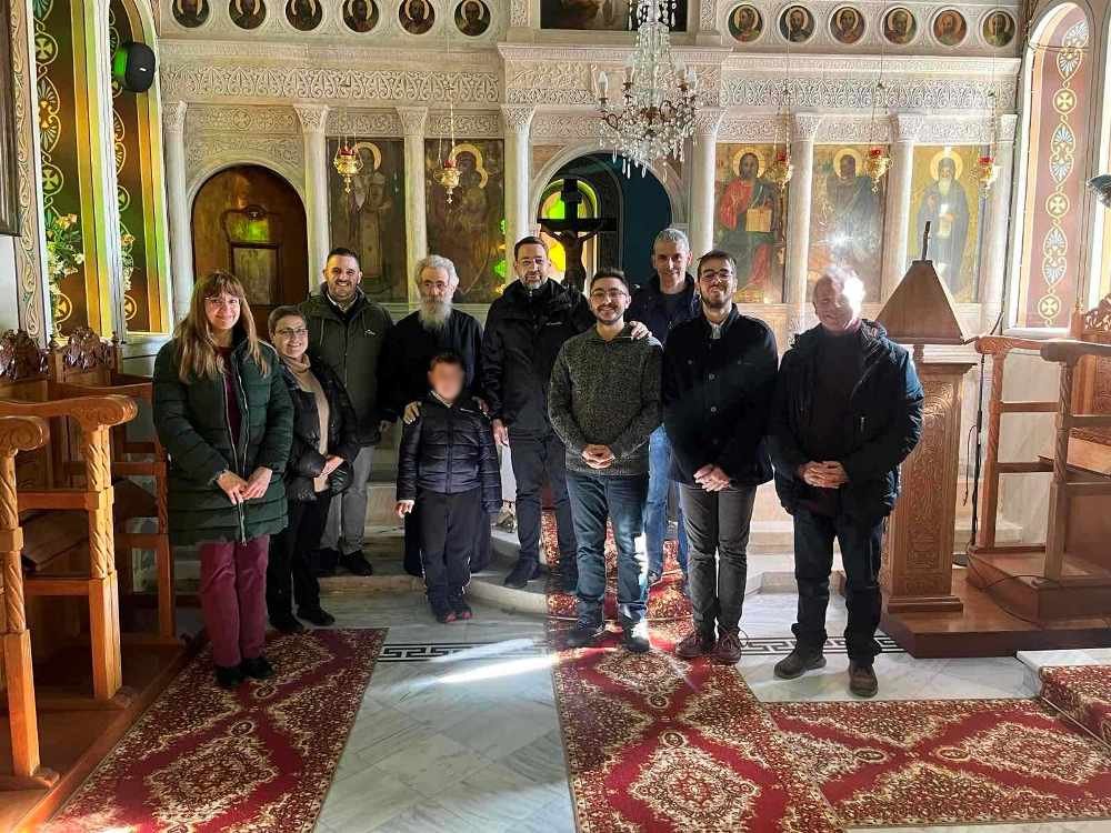 Ευλογία της Αγιοβασιλειόπιτας της Σχολής Βυζαντινής Μουσικής της Ι.Μ. Σύρου “Νεόφυτος Βάμβας”