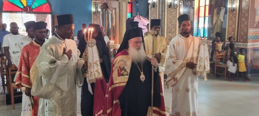 Η εορτή του Αγίου Θεοδοσίου του Κοινοβιαρχου στην Κινσάσα