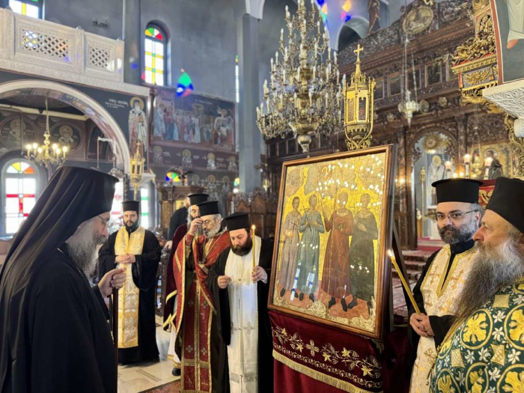 Επιστροφή της πρώτης Ιερής Εικόνας των Αγίων Τεσσάρων Μαρτύρων στον Μητροπολιτικό Ναό στο Ρέθυμνο