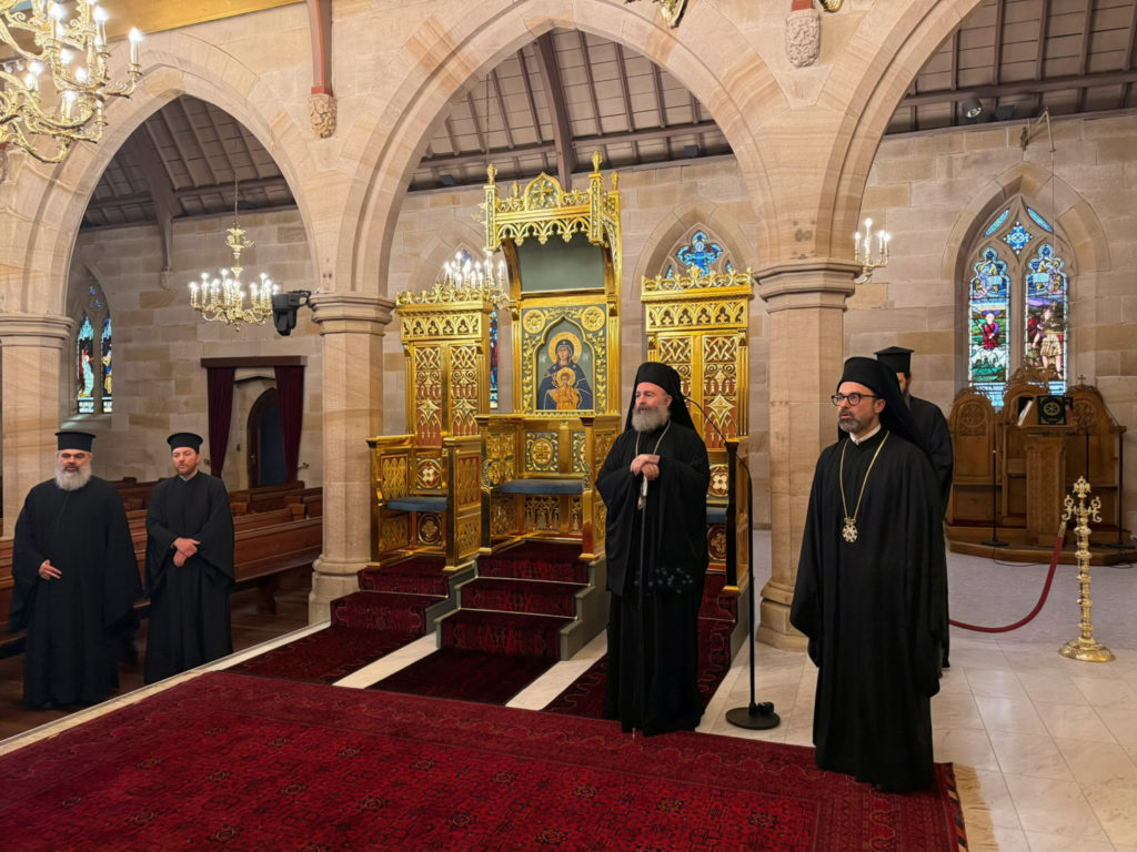 Metropolitan Iakovos of Ireland visits the Holy Archdiocese of Australia