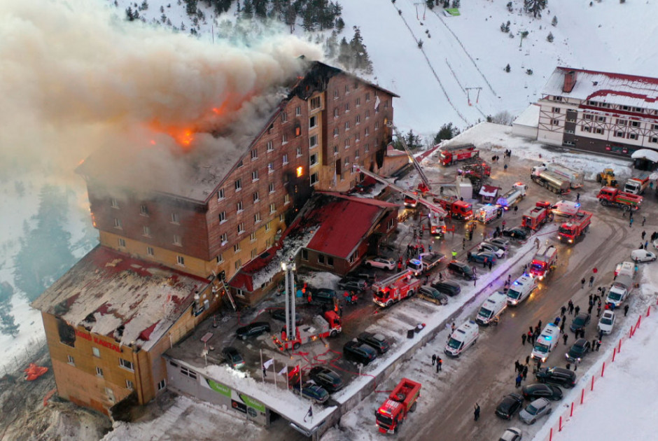 Συλλυπητήριο Μήνυμα του Οικουμενικού Πατριαρχείου για τα θύματα της καταστροφικής πυρκαγιάς στο Bolu