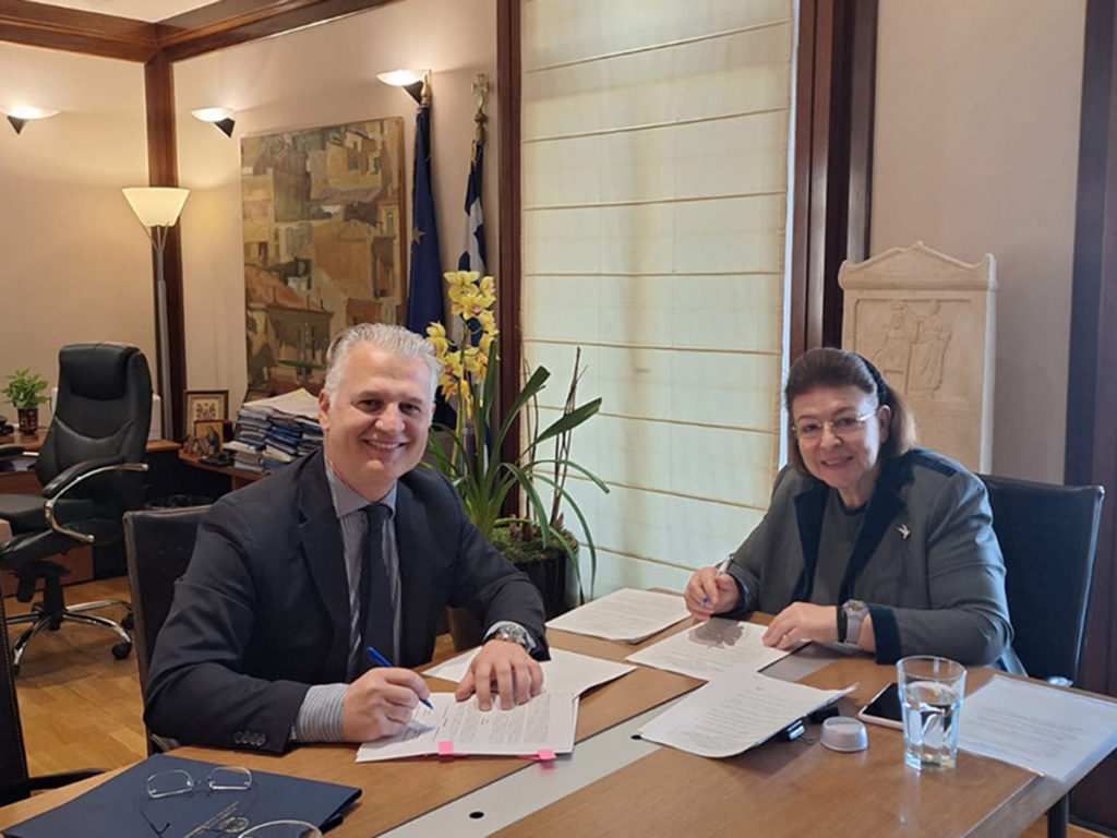 Υπογραφή Σύμβασης για την αποκατάσταση και ανάδειξη της Ιεράς Μονής Αγίου Νικολάου Καλτεζών