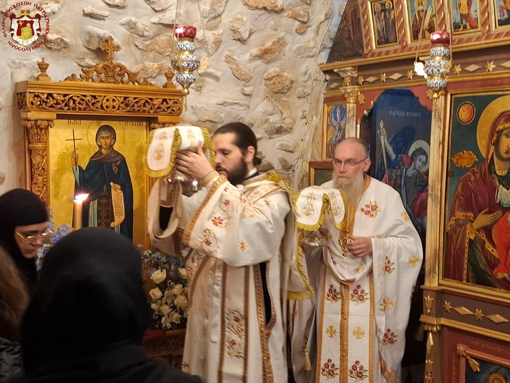 Η εορτή της Οσίας Μελάνης της Ρωμαίας στο Πατριαρχείο Ιεροσολύμων