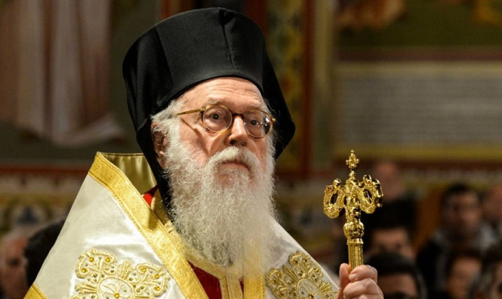 Патриарх Кирилл обратился со словами поддержки к страждущему недугом Архиепископу Тиранскому Анастасию