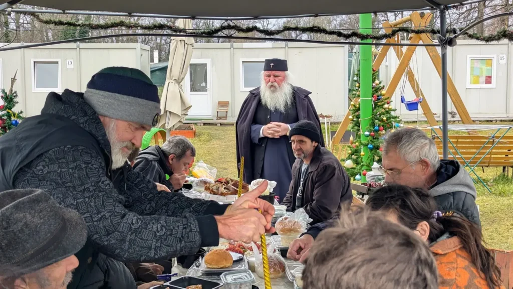 Brothers of Christ: Metropolitan Ioan celebrates name day with homeless shelter beneficiaries in Timișoara