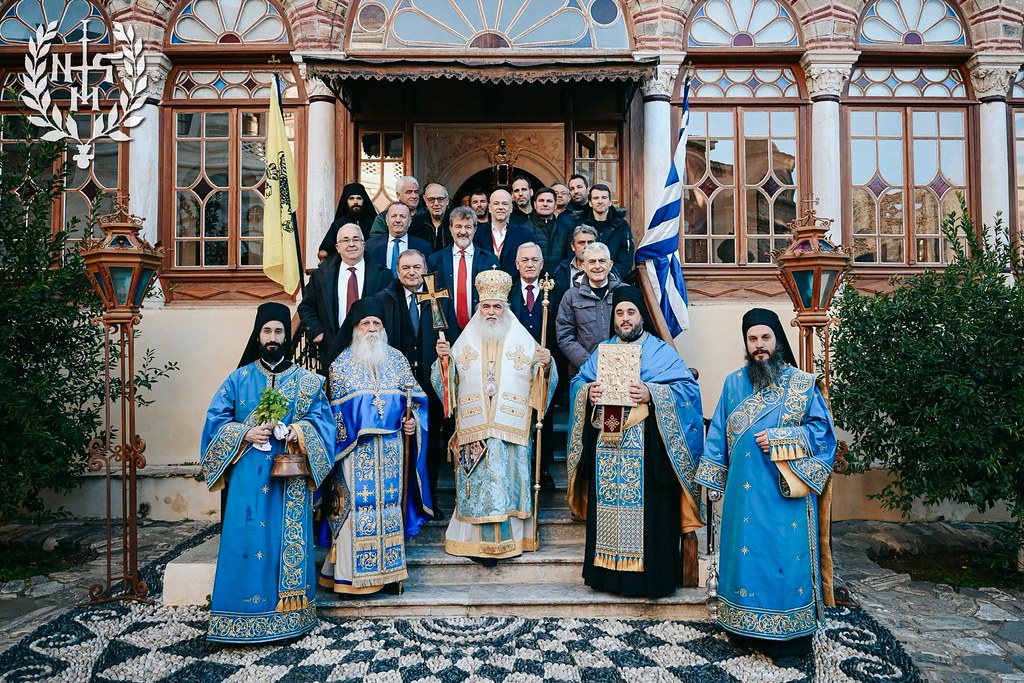 Στη Μονή Ξενοφώντος Αγίου Όρους για τα Θεοφάνεια ο Μητροπολίτης Νεαπόλεως Βαρνάβας