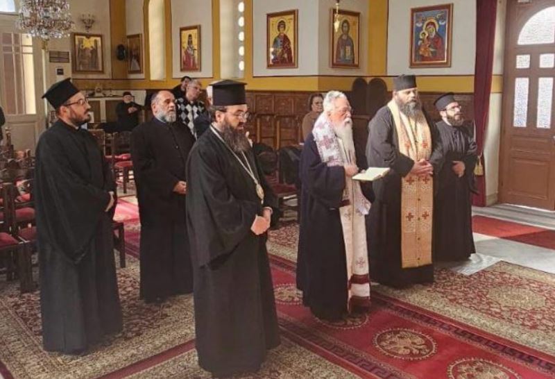 Δέηση από τον Μητροπολίτη Λαοδικείας Θεοδώρητο στον «Ευαγγελισμό» υπέρ υγείας του Αρχιεπισκόπου Αλβανίας Αναστασίου