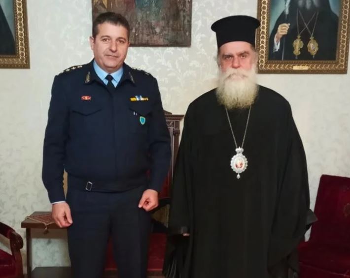 Στον Μητροπολίτη Άρτης ο νέος Διευθυντής της Διεύθυνσης Αστυνομίας Άρτας