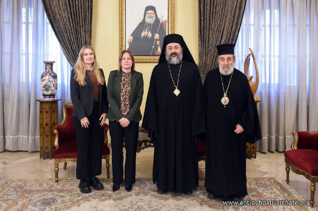 Η Πρέσβης της Σουηδίας σε Λίβανο και Συρία στο Πατριαρχείο Αντιοχείας