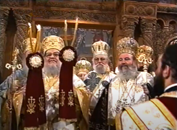 Ευχές του Μητροπολίτη Φλωρίνης Ειρηναίου προς τον Γέροντα Μητροπολίτη Θεόκλητο για την 25η επέτειο από τη χειροτονία του σε αρχιερέα