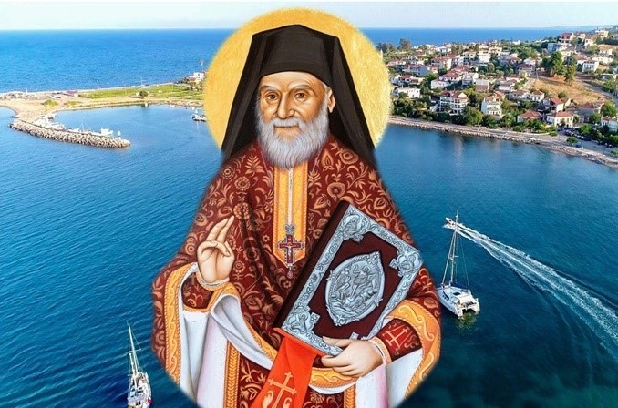 Το Πεταλίδι πανηγυρίζει το γόνο του, Όσιο Βησσαρίωνα τον Αγαθωνίτη