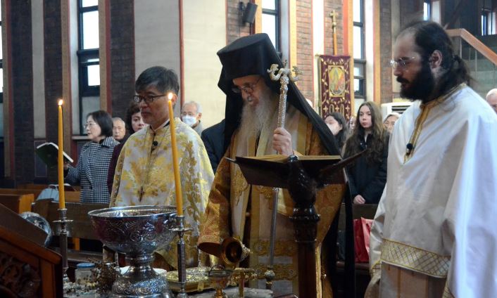 The Feast of the  Theophany at the Headquarters of the Orthodox Metropolis of Korea