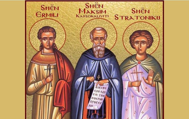 Dëshmorët Ermili, Stratoniku. Oshënar Maksim Kafsokaliviti. Ilari i Puatjesë. Oshënar Jakovi i Nisivës