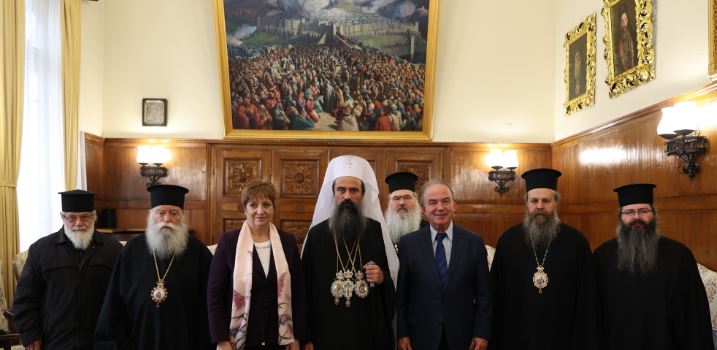 Българският патриарх Даниил и митрополити от Св. Синод се срещнаха с председателя на БАН чл.-кор. Евелина Славчева