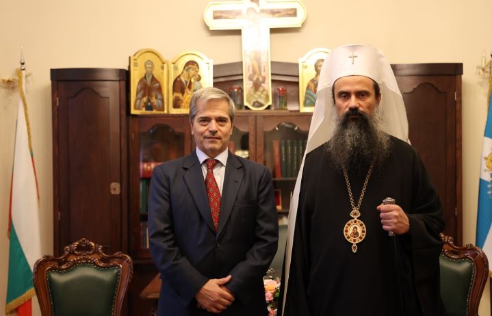 Среща на Българския патриарх Даниил с посланика на Аржентина Н. Пр. Алехандро Сотнер Мейер