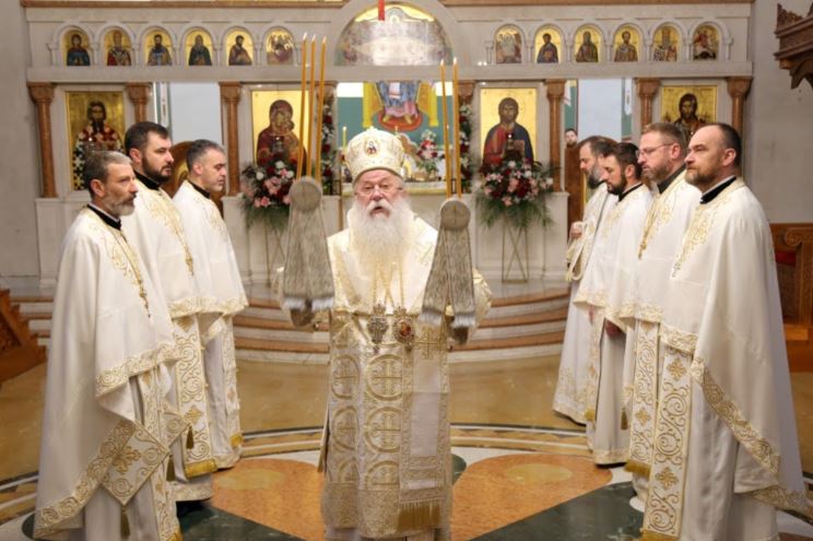 Савиндан у храму Светог Саве у Фочи