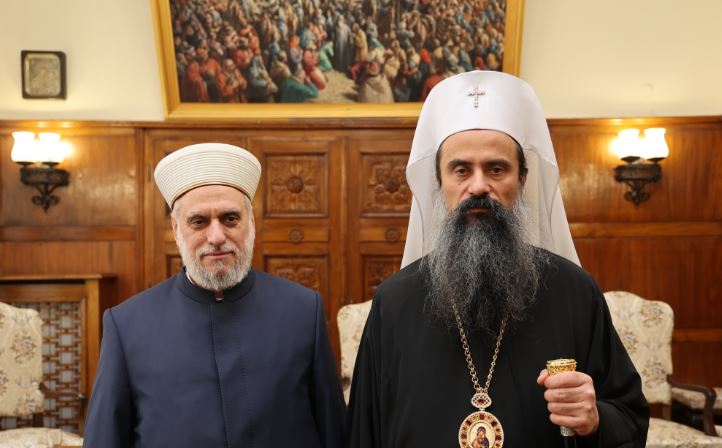 Среща на Българския патриарх Даниил с главния мюфтия Мустафа Хаджи