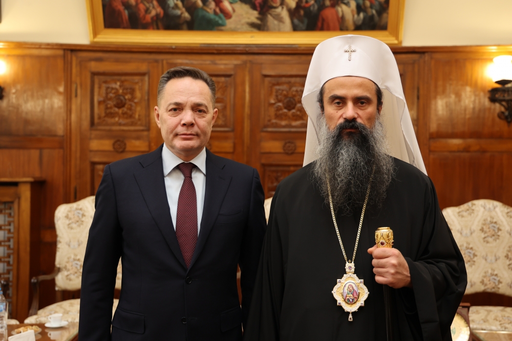 Συνάντηση του Πατριάρχη Δανιήλ με τον Πρέσβη της Δημοκρατίας του Καζακστάν στη Σόφια