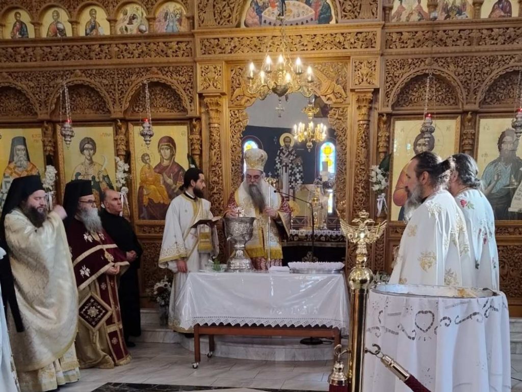 Αρχιερατική Θεία Λειτουργία στον Άγιο Τρύφωνα Κουφαλίων