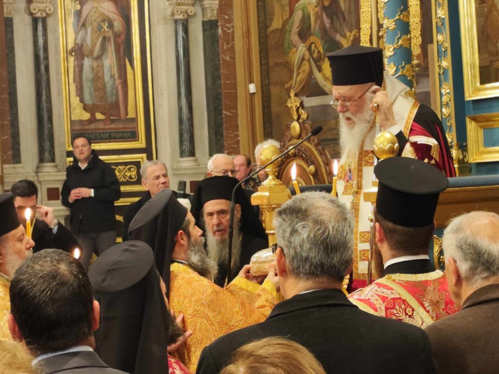Από την εορτή της συμπολιούχου Αθηνών Αγίας Φιλοθέης, στην Μητρόπολη των Αθηνών