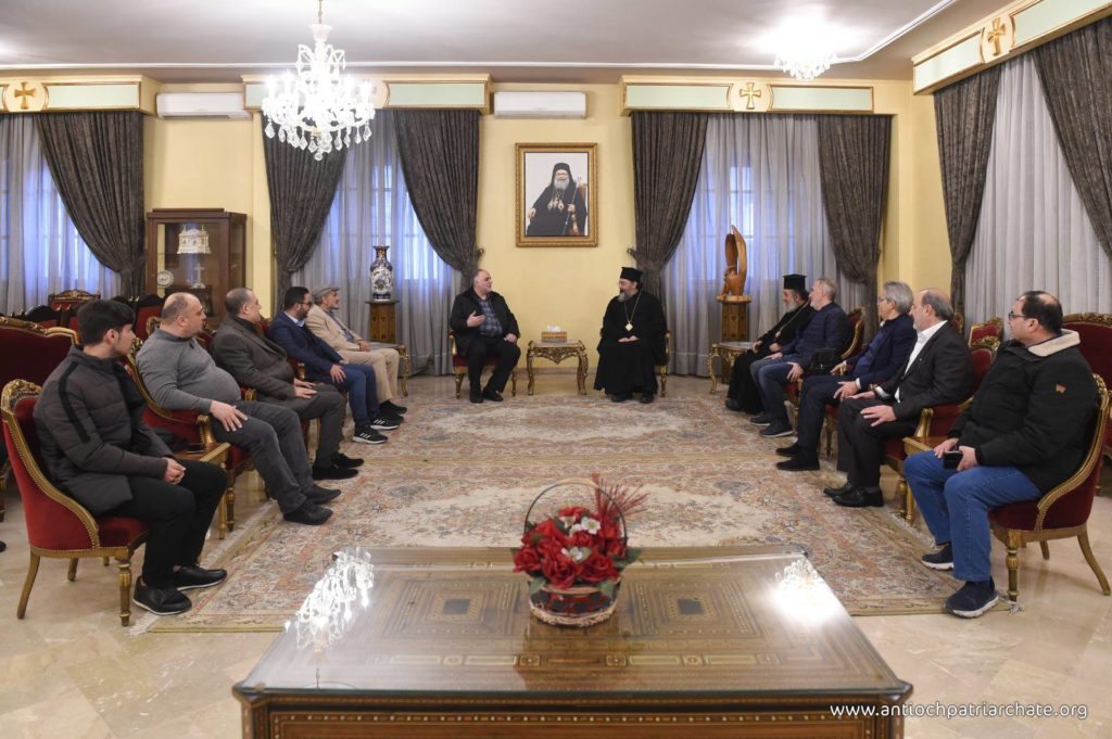 A Joint Lebanese-Syrian Delegation Visits the Patriarchal Headquarters