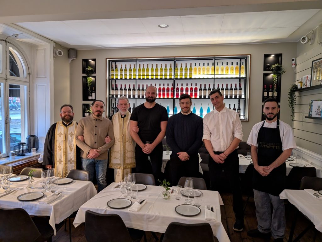 Ο Μητροπολίτης Σουηδίας ευλόγησε Ελληνικές επιχειρήσεις στην Στοκχόλμη