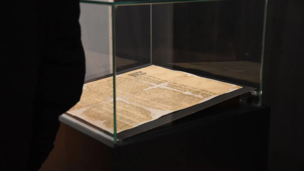 Actul oficial prin care a fost desființată iobăgia în Transilvania, expus la Muzeul Unirii din Alba Iulia