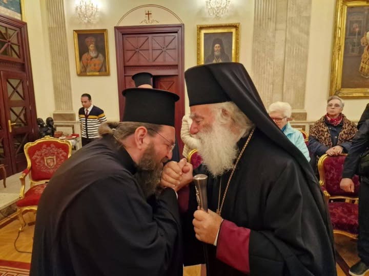 البابا ثيودروس يستقبل متروبوليت بولياني وكيلكيس