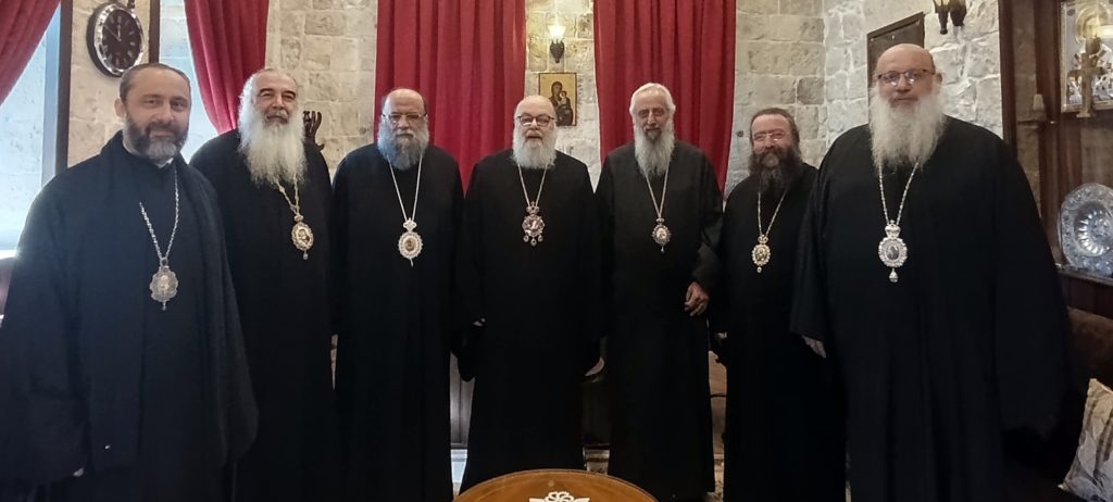 Patriarch John X holds a deliberation with the bishops of the archdioceses in Syria