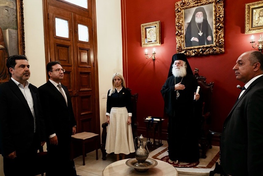 البابا ثيوروس الإسكندري يستقبل رئيسة مجلس النواب القبرصي أنيتا ديميتريو