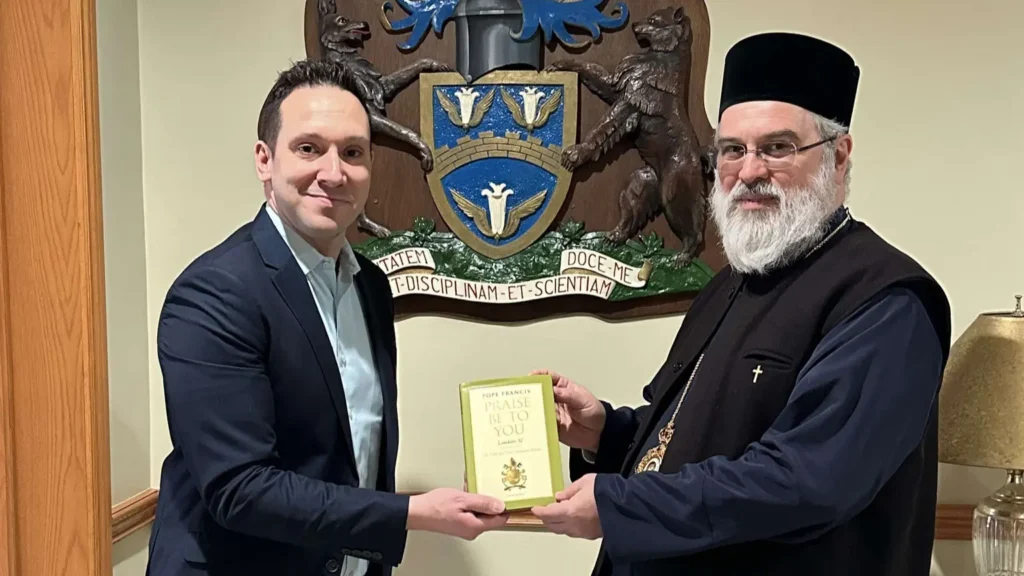 Episcopul Ioan Casian a discutat potențiale colaborări cu o universitate catolică din Canada