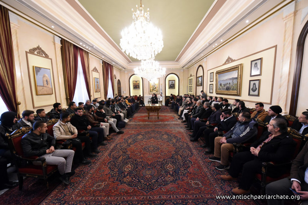 البطريرك يوحنا العاشر يستقبل وفداً من تيار المستقبل السوري