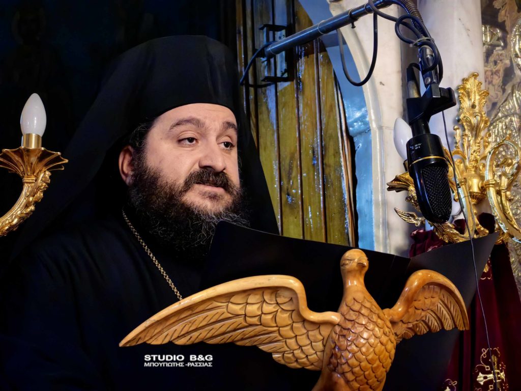 Ομιλία του ηγουμένου της Ιεράς Μονής Αγίου Νικολάου Καλτεζών στην Άρια Ναυπλίου