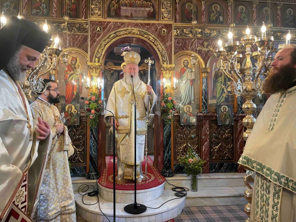 Ο Μητροπολίτης Χαλκίδος στη μικρή αλλά ζωντανής ενορία του Σπαθαρίου