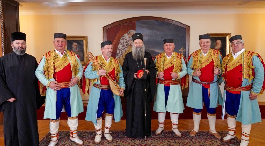 Патријарх Порфирије угостио чланове Српског удружења „Карађорђе” из Херцег Новог