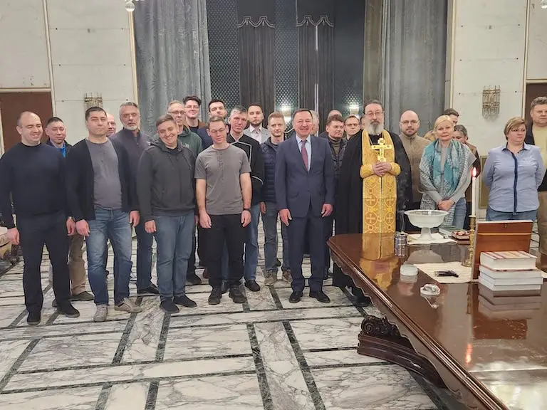 Митрополит Балтийский и Светлогорский Серафим принял участие в Литургии на Гробе Господнем