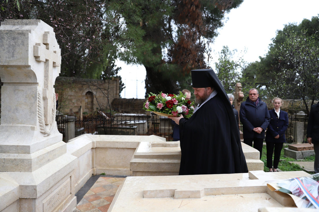 В Иерусалиме совершена лития на могиле генконсула Российской империи В.Ф. Кожевникова
