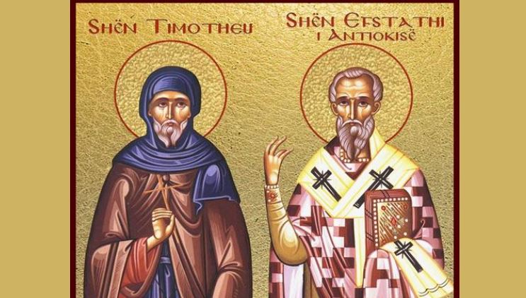 Oshënar Timotheu. Oshënar Efstathi i Antiokisë. Maksimiani i Ravenës. Gjergji i Amastridhës.