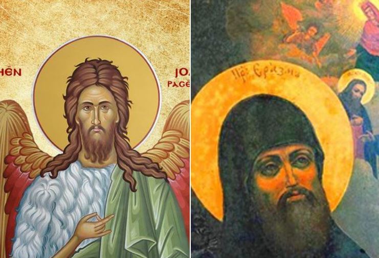 Gjetja I dhe II e kokës së Joan Pagëzorit. 10 dëshmorët në Afrikën Veriore. Oshënar Erazmi. Mbreti Etelbert në Kent