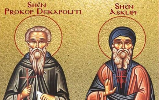 Oshënar Prokop Dekapoliti. Dëshmor Gjelas Aktori. Dëshmor Nisi. Oshënar Asklipi