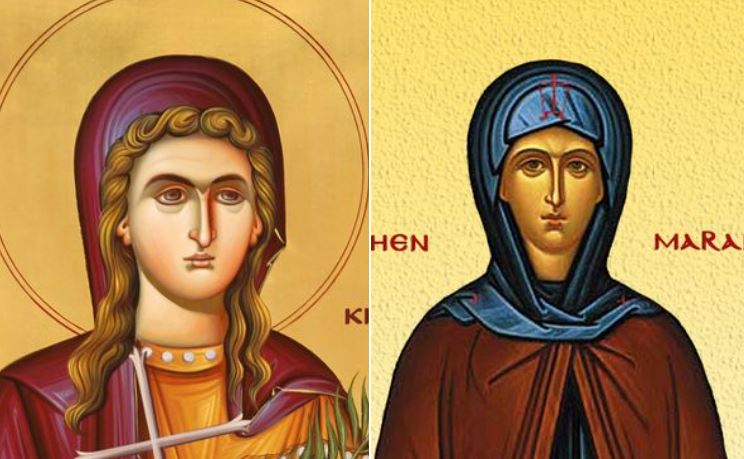 Apostujt Evuli, Nimfai. Omologjet Vasili. Oshënaret Marana e Kira